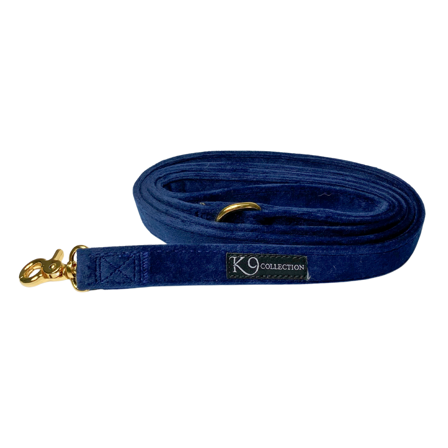 LUXE Velvet Leash - Navy Blue