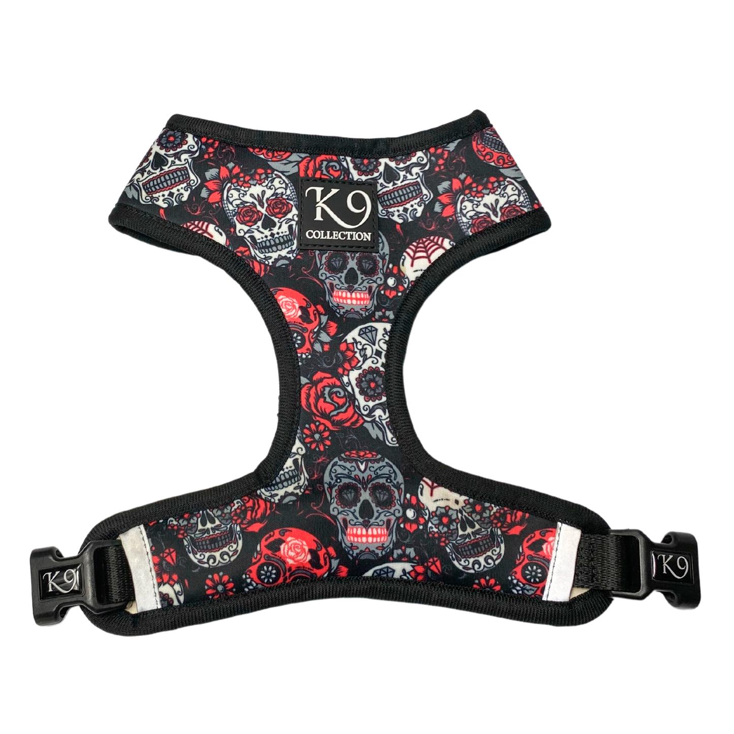 REVERSIBLE Harness - Sugar Skull Fiesta